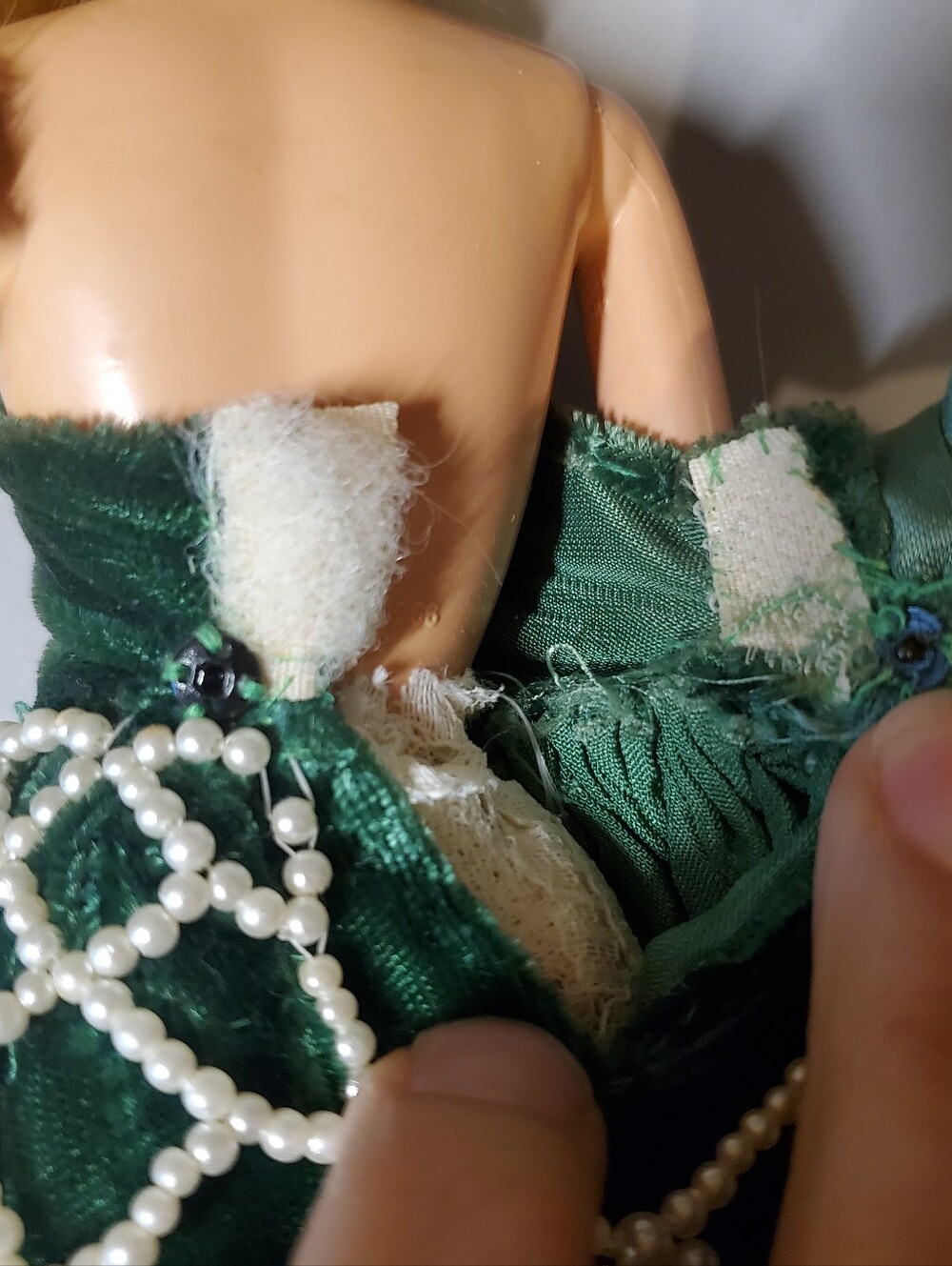 Vintage Barbie With Custom-made Beaded Gown And Accessories - Picture 9 of 14